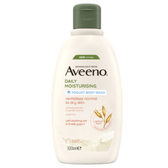 Aveeno Daily Moisturising Yogurt Body Wash  apricot and Oat Scented | 300ml