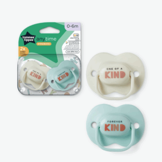 Tommee Tippee Anytime Orthodontic Soothers 2 pack 0-6 Months