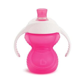 Munchkin Click Lock Chew Proof Trainer Cup, 8oz/237ml Pink
