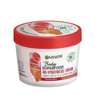 Garnier Body Superfood, Hydrating Gel-Cream, Watermelon and Hyaluronic Acid 380ml