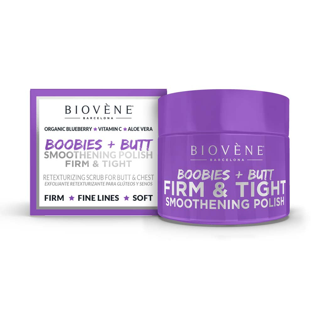 Biovene FIRM & TIGHT POLISH Retexturizing Organic Blueberry Scrub for Boobies & Butt 50ml - Image 3