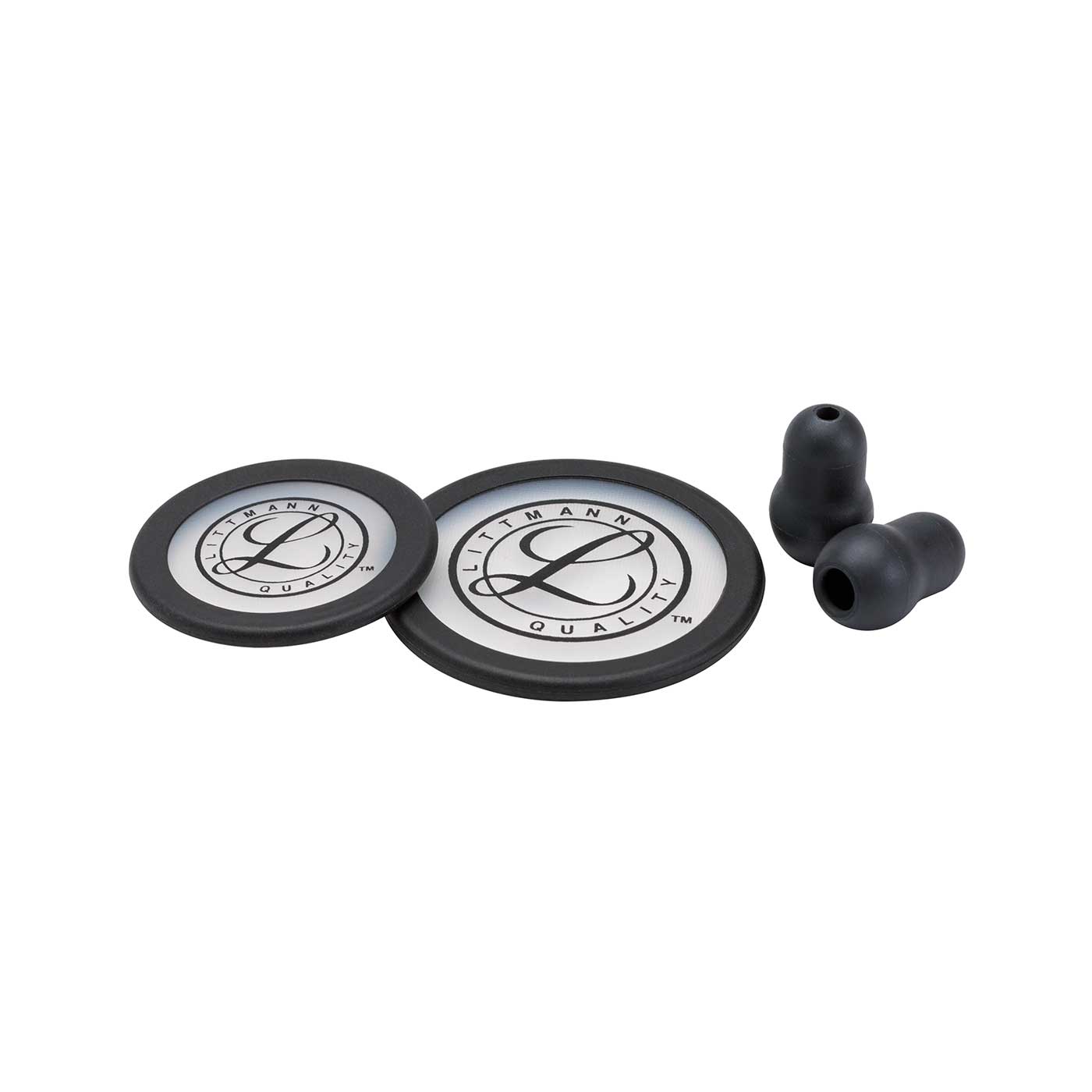 3M™ Littmann® Stethoscope Spare Parts Kit, Classic III/Cardiology IV/CORE - Black