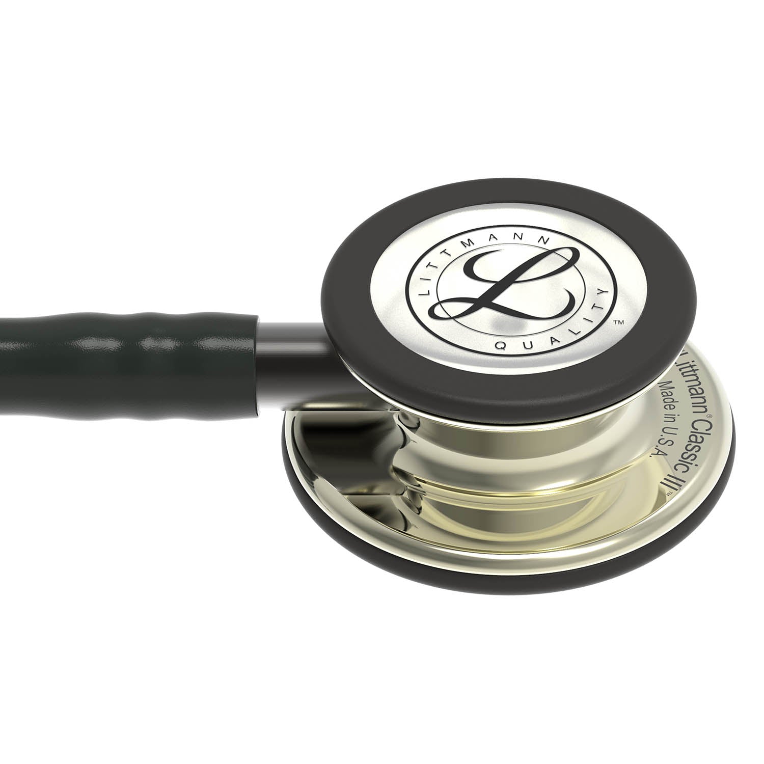 3M Littmann Classic III Monitoring Stethoscope: Champagne & Black 5861 - Image 9