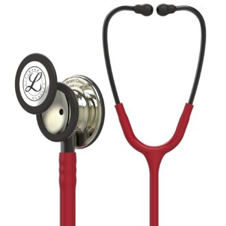 3M Littmann Classic III Monitoring Stethoscope: Champagne & Burgundy 5864