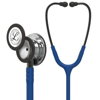 3M Littmann Classic III Monitoring Stethoscope: Mirror & Navy Blue 5863