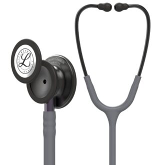 3M Littmann Classic III Monitoring Stethoscope: Smoke & Gray - Violet Stem 5873