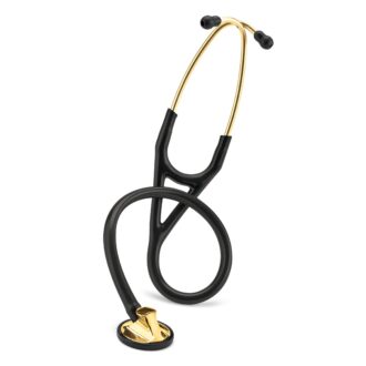 3M Littmann Master Cardiology Stethoscope: Black & Brass 2175