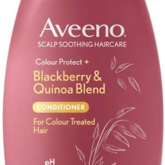 Aveeno Itchy Scalp Soothing & Colour Protect Conditioner with Blackberry & Quinoa for Colour Treated Hair 354ml