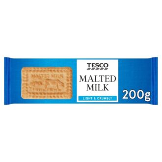 Tesco Malted Milk Biscuits 200G