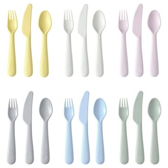 IKEA KALAS NN cutlery s18 mixed colours