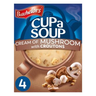 Batchelors Cup a Soup Cream of Mushroom with Croutons 4 Sachets 99g