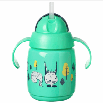Tommee Tippee Superstar Weighted Straw Cup  6m+, 300ml, Green