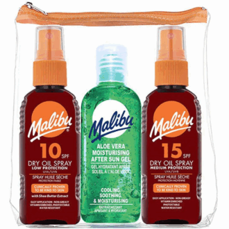 MALIBU Dry Oil Sprays & After Sun Holiday Pack 3 x 100ml