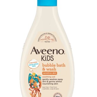 Aveeno Kids Bubble Bath & Wash Sensitive Skin 250ml