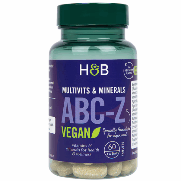 Holland & Barrett ABC to Z Vegan Multivitamins 60 Tablets