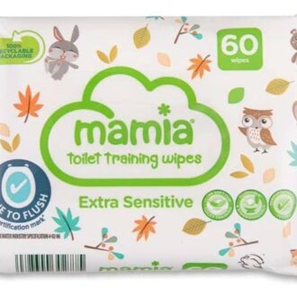 Mamia Toddler Toilet Wipes 60 Pack