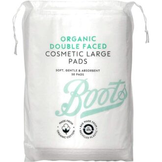 Boots Organic double faced Cosmetic Large pads 50